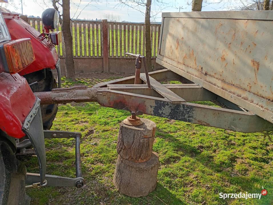 Przyczepa jednoosiowa masywna mocna sprzedam