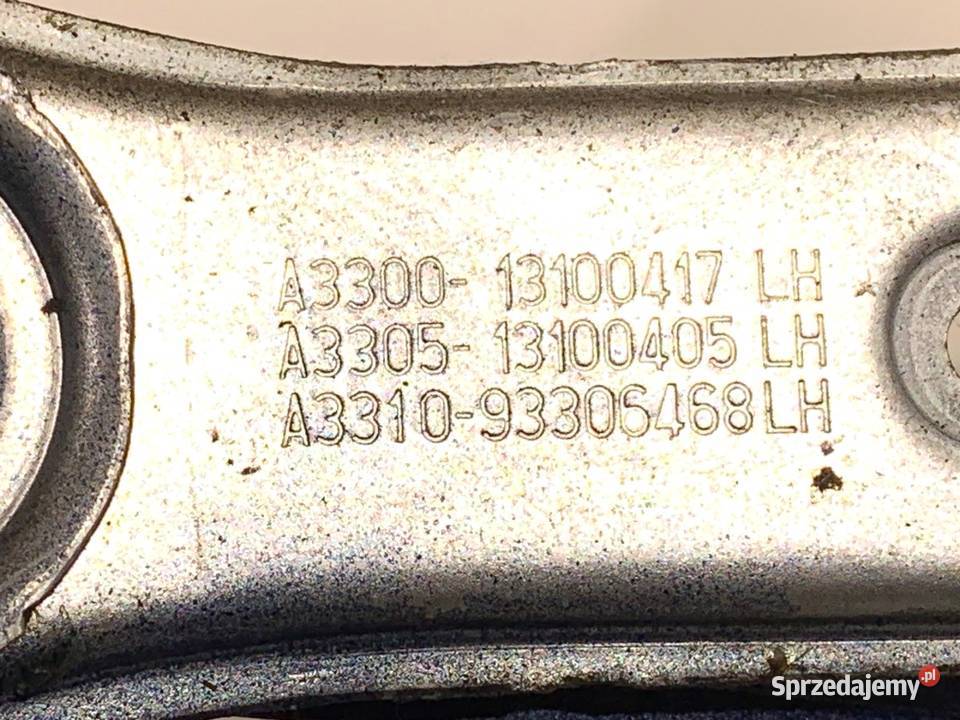 PODNOŚNIK SZYBY LEWY PRZÓD OPEL ASTRA H 13101480 osobowe