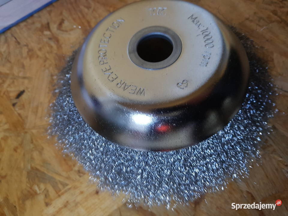 SZCZOTKA DRUCIANA DO KOSY 200 mm TARCZA cienka Spalinowe Głogowa