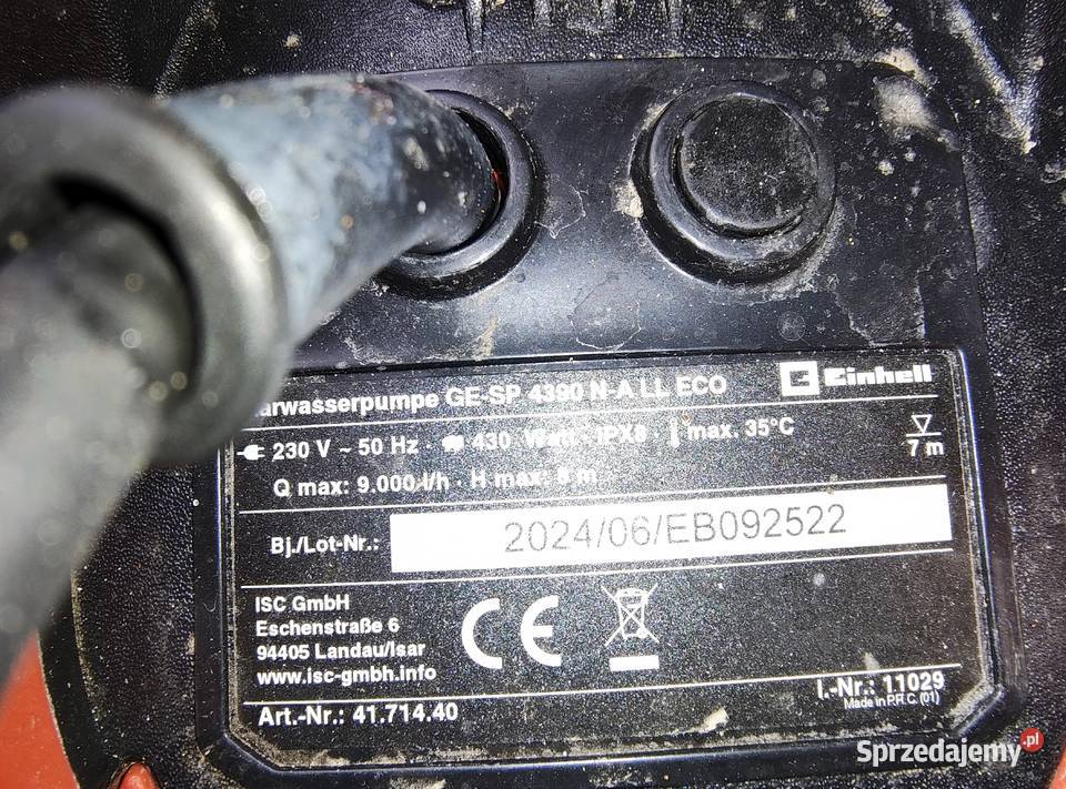 Pompa Einhell GE SP 4390 Pompy i hydrofory Dom i Ogród Końskie