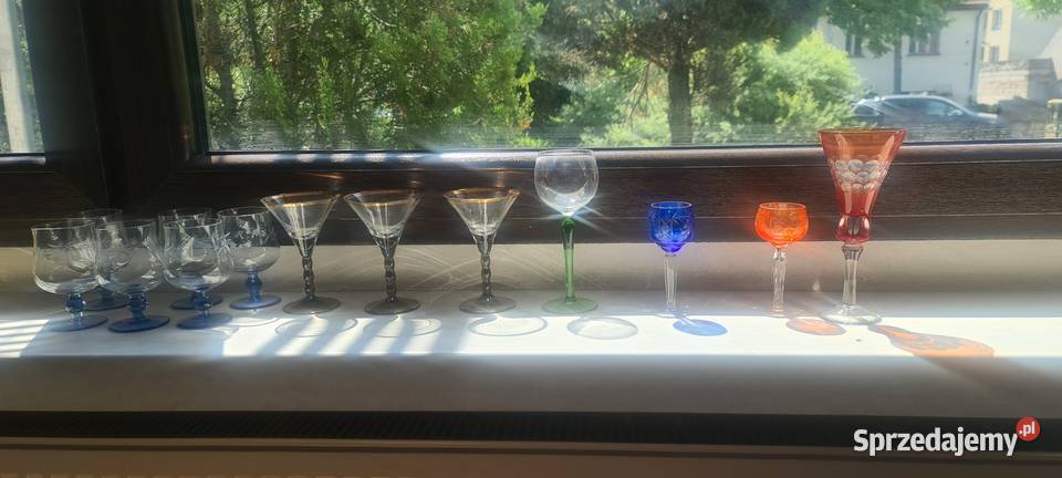 Kieliszki kolorowe sprzedam