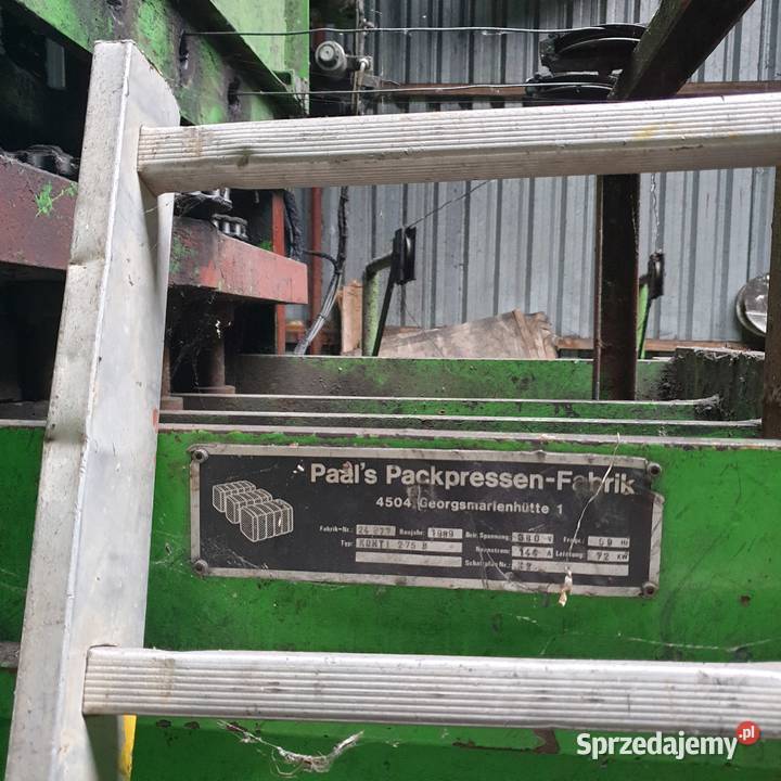 Prasa belownica kanałowa PAAL Ostrołęka