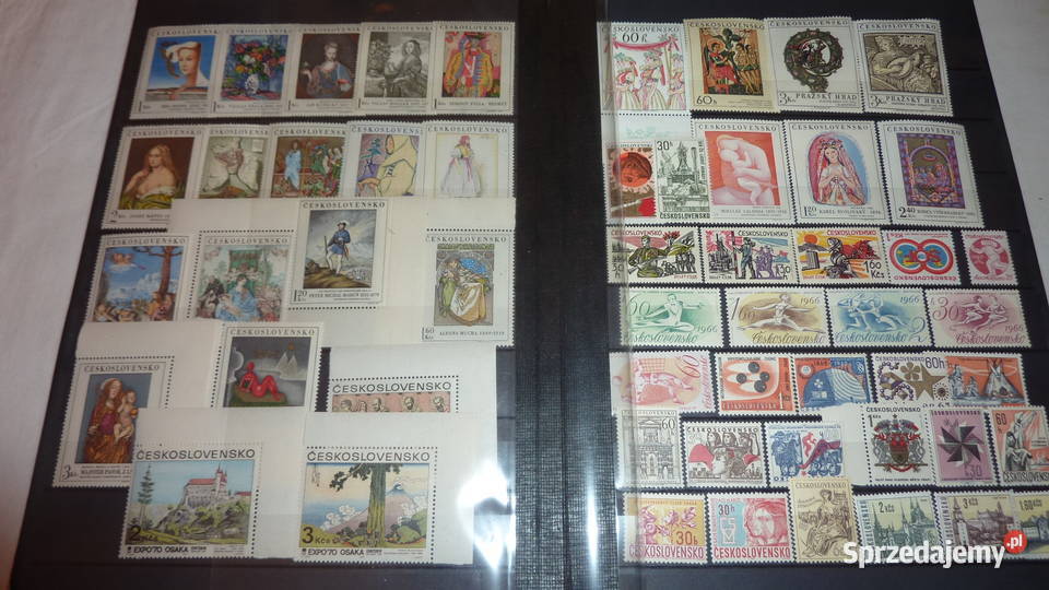 Klaser znaczków Czechosłowacja małopolskie Bukowno sprzedam