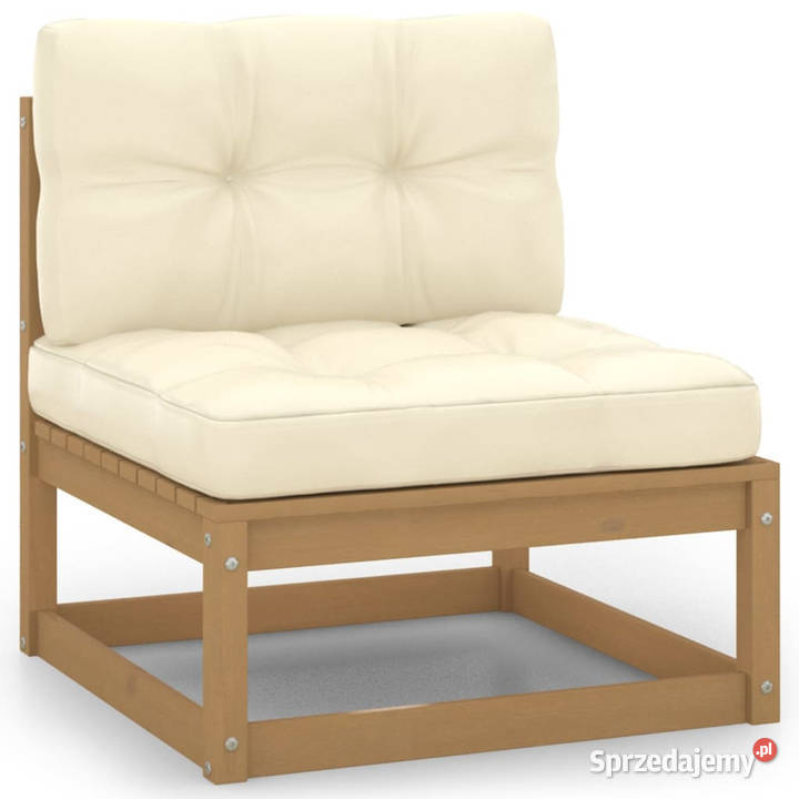 3osobowa sofa z poduszkami lite drewno sosnowe mazowieckie Warszawa sprzedam