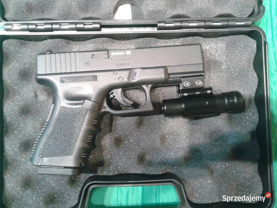 Wiatrówka GLOCK CO2duży zestaw NOWY Gniezno
