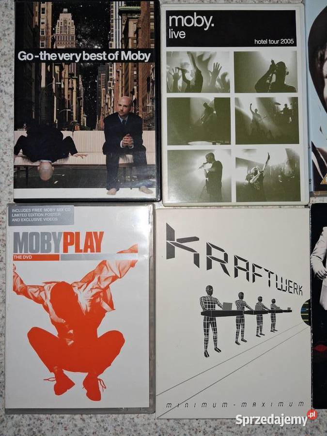 Zestaw 10 płyt DVD koncerty live Warszawa