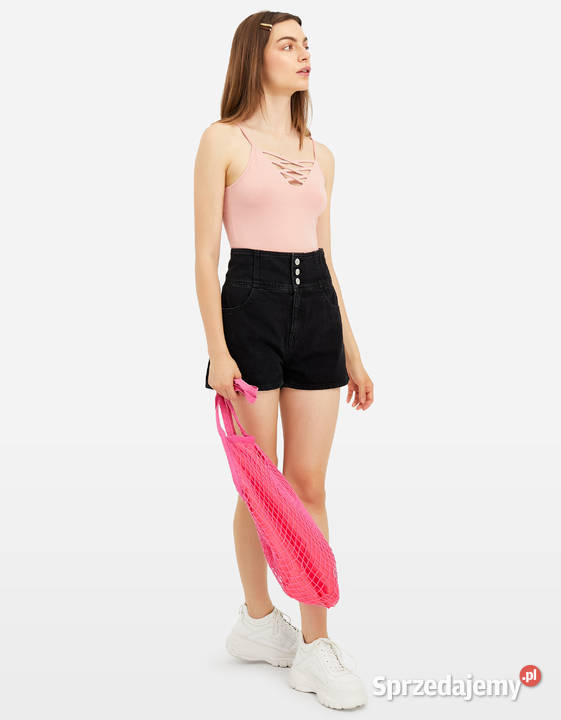 pudrowy różowy top Tally Weijl xxs 32 koszulka Rozmiar 32(XXS)