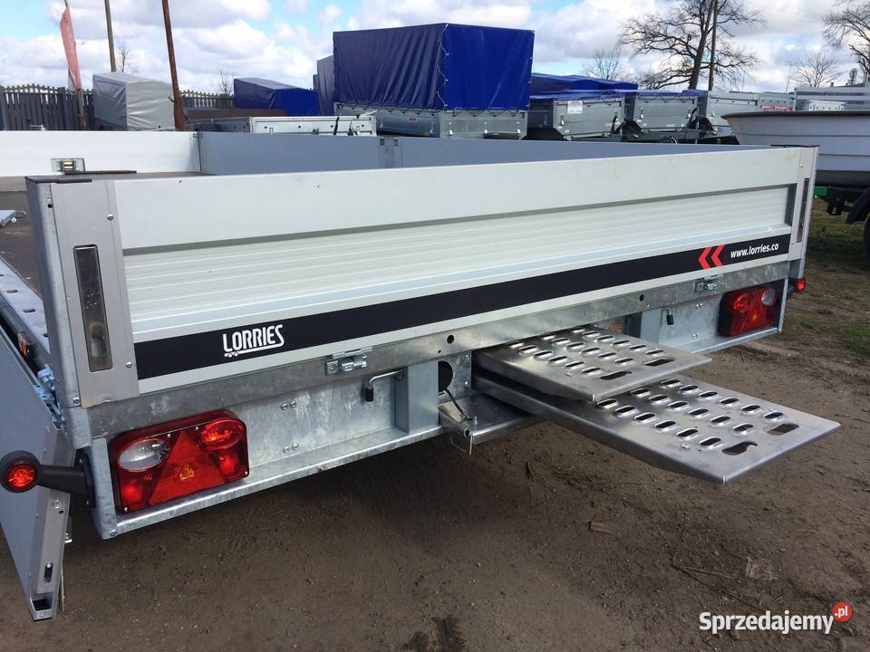 Przyczepa LORRIES PLB305521 55 3000 ALU burty Pozostałe Stargard