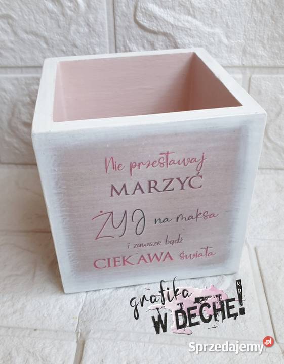 Przybornik na biurko z różą Kraków