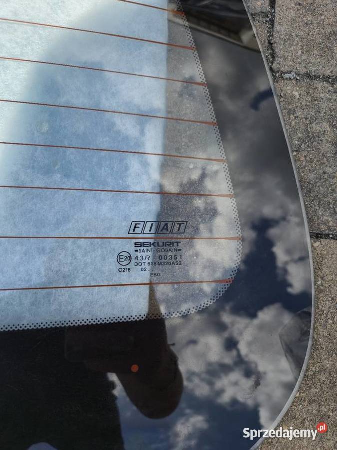 Szyba tylna Fiat Seicento śląskie Dąbrowa Górnicza