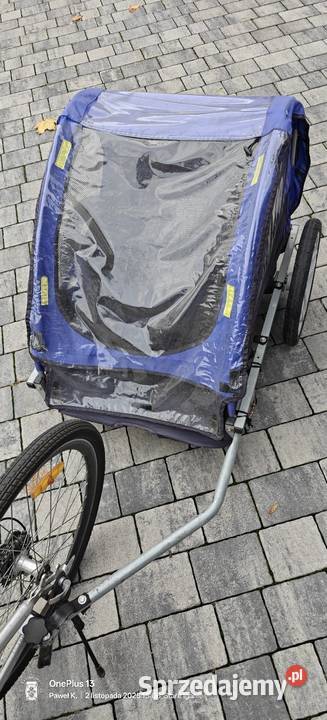Riksza do roweru dwójki dzieci Stare Iganie sprzedam