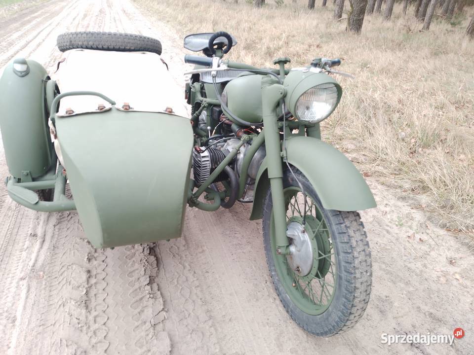 dniepr k750 ural zarejestrowany 69r Rok produkcji 1969 Wolsztyn sprzedam