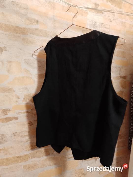 4042 LXL Shein Czarna biznesowa kamizelka Kraków