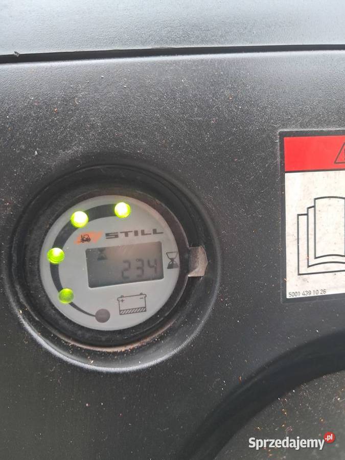 Wózek paleciak elektryczny Still EXU 14 2010r Magazynowanie Bytom