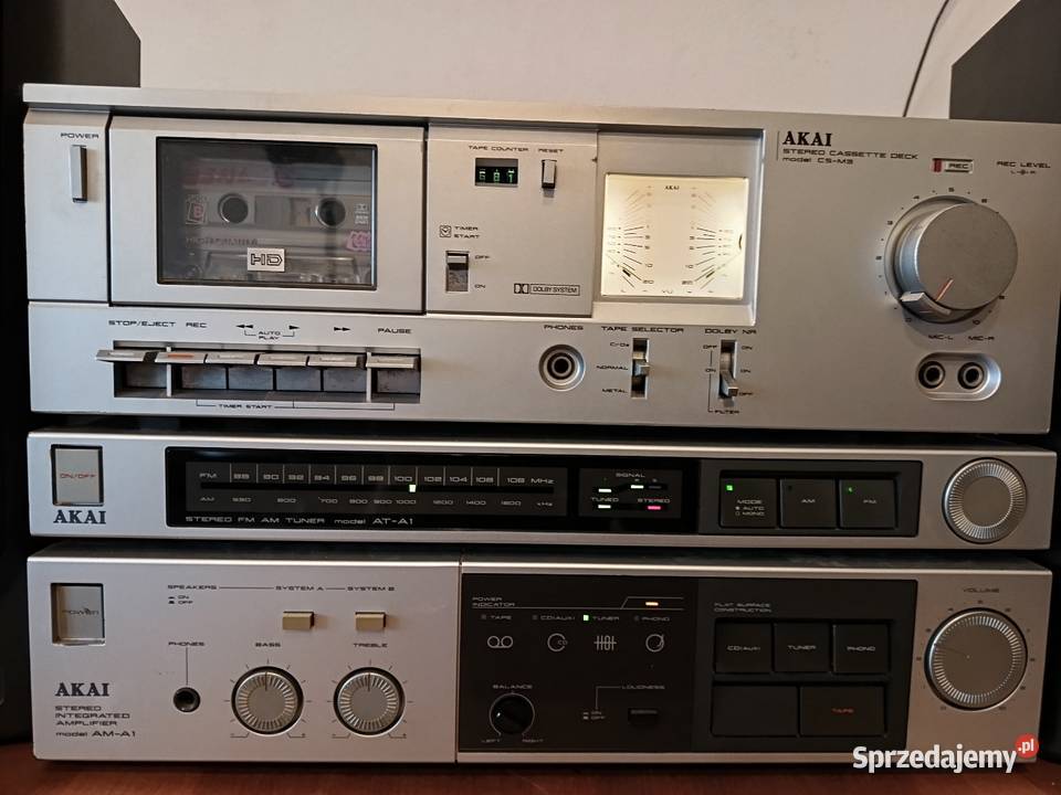 Zestaw Vintage AKAI pomorskie Gdynia