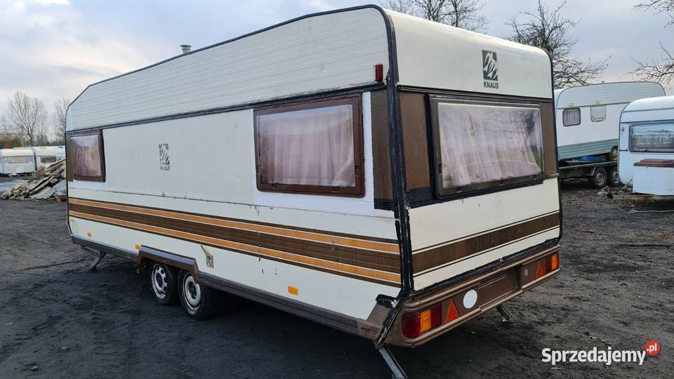 Przyczepa Kempingowa 6m KEMPINGOWE Camping Raty Piotrków Kujawski