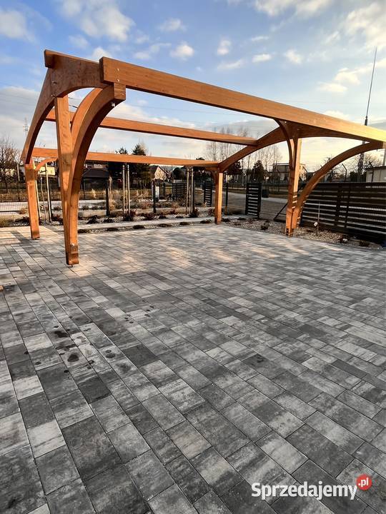 Carport wiata samochodowa garaż drewniany