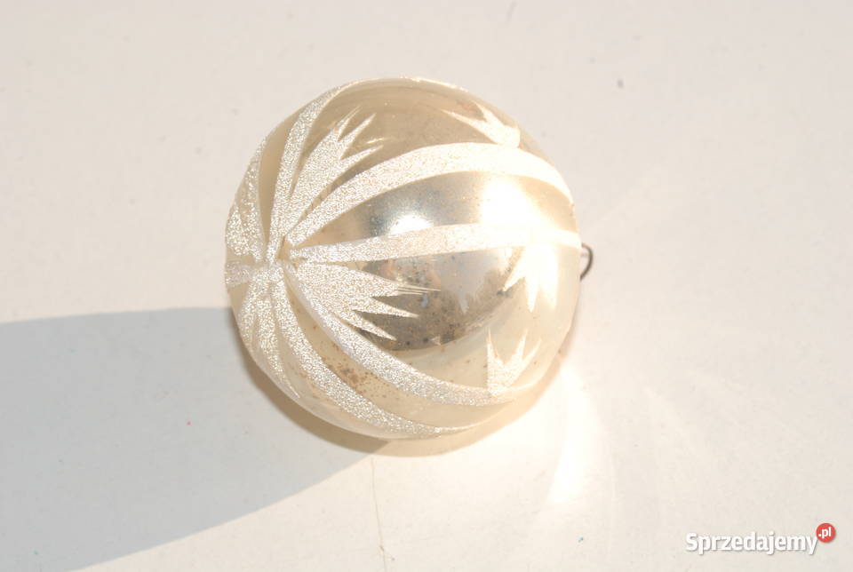 Stara bombka ozdoba choinkowa rękodzieło antyk