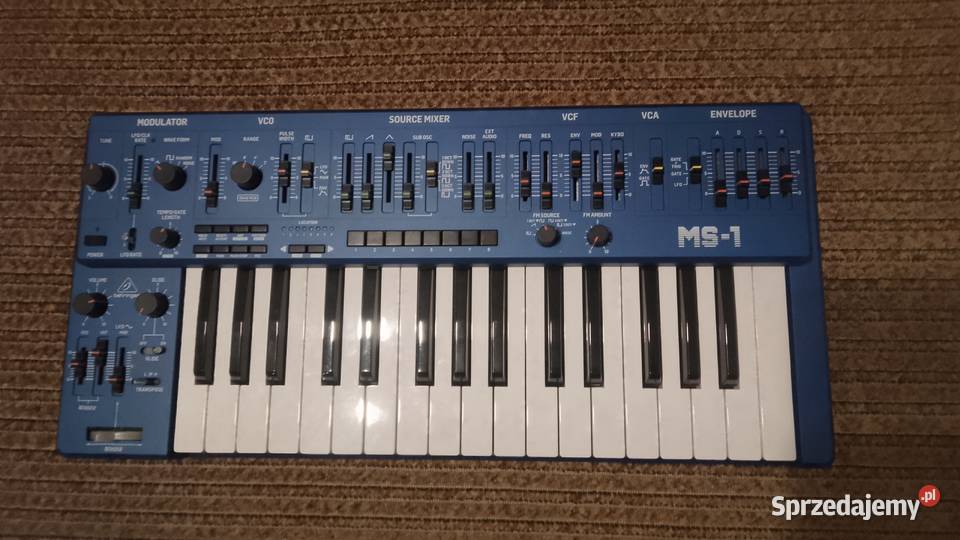 Behringer MS1 klon SH101 syntezator analogowy