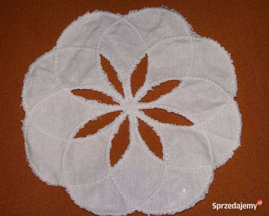 Serwetka szydełkowa serweta serwetki RĘKODZIEŁO biały sprzedam