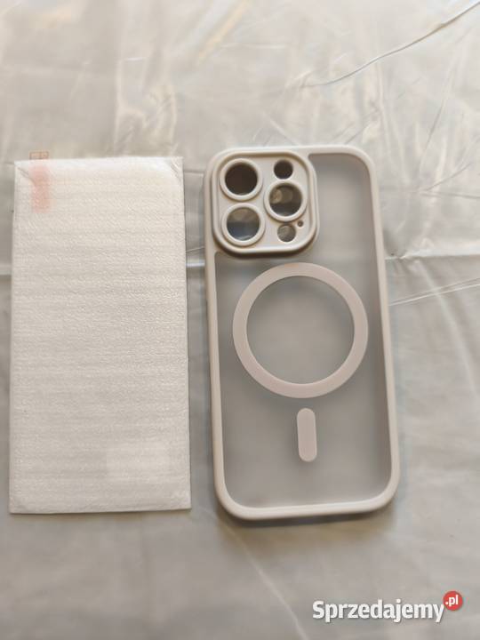 Plecki iPhone 16 Pro beżowe szkło hartowane wielkopolskie Palędzie