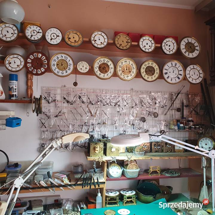 Tarcza porcelanowa do zegara linkowego z Antyki Wrocław