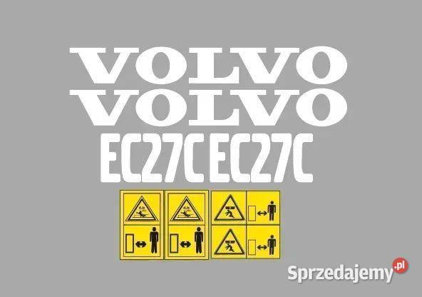 Naklejki oklejenie VOLVO EC27C Zamiennik Janików