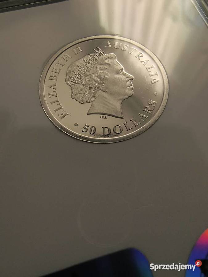 Kangur 2009 proof pół uncji PLATYNA grading PR70