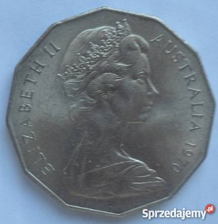 AUSTRALIA50 CENTS1970 r CAPTAIN COOKCOPPERNICKEL sprzedam