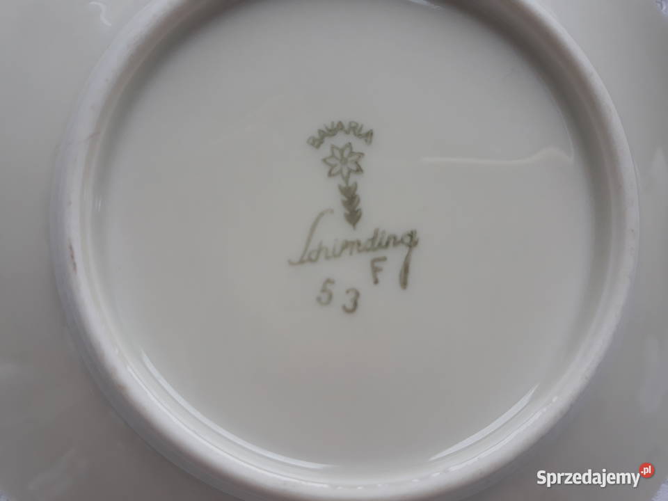 piękne talerzyki na powidła spodeczki cudeńka Gdańsk