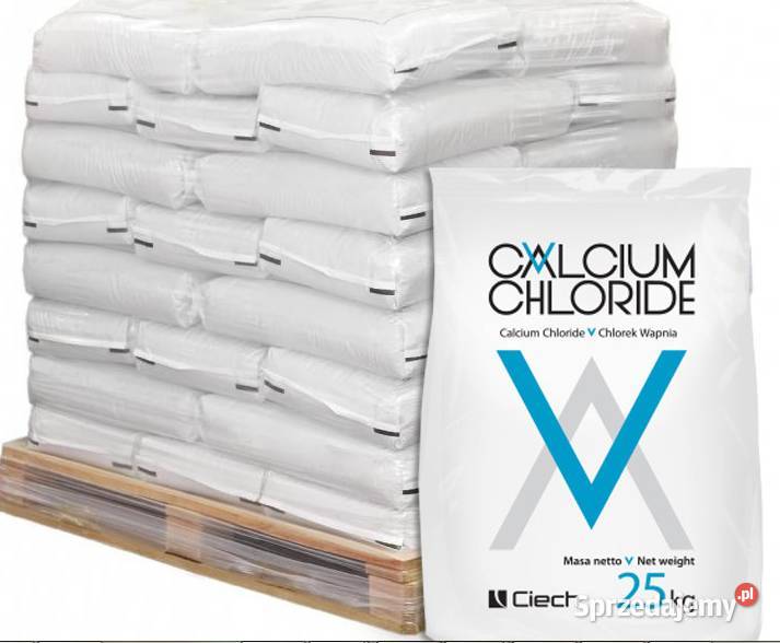 Chlorek wapnia paleta tona Ostrów Mazowiecka sprzedam