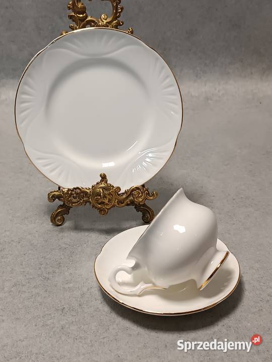 Staffordshire Crown Filiżanka Trio Śniadaniówka Zakopane