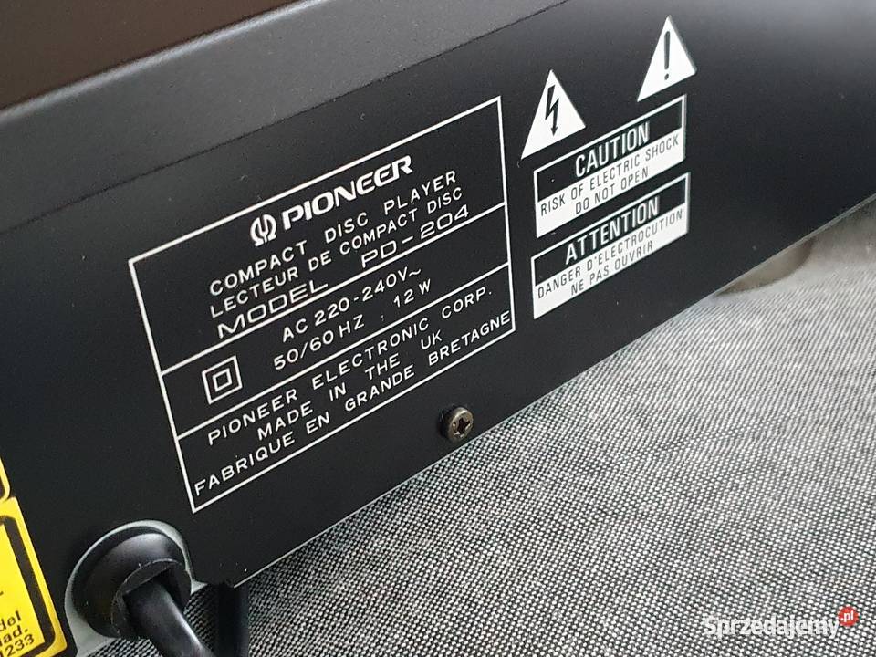 Odtwarzacz CD Pioneer PD 204 z pilotem małopolskie Nowy Sącz sprzedam