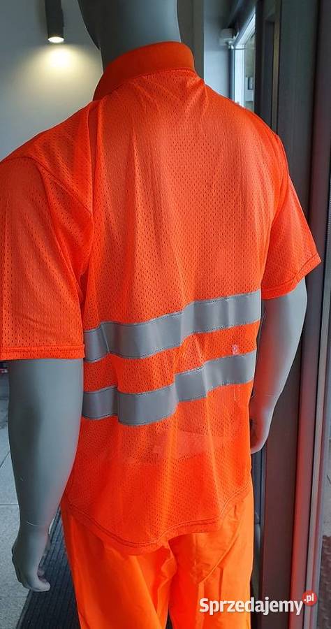 Koszulka polo odblaskowa siatkowa wielkopolskie