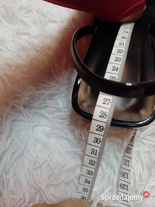 4243 CZARNE czółenka wieczorowe z odkrytą piętą Czółenka Kraków sprzedam