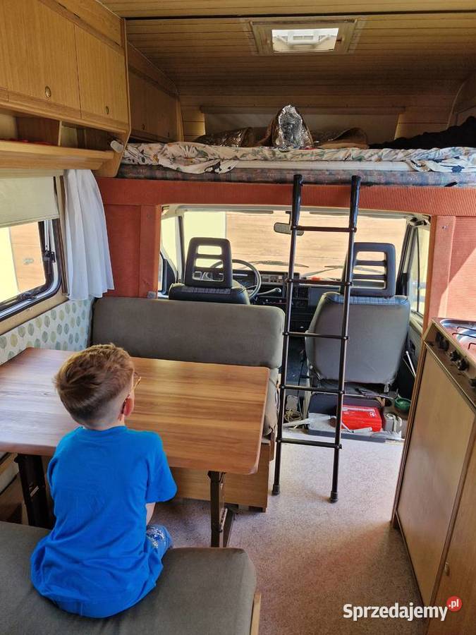 Klasyczny Kamper Fiat Ducato Gotowy do drogi 100 Kampery Opalenie