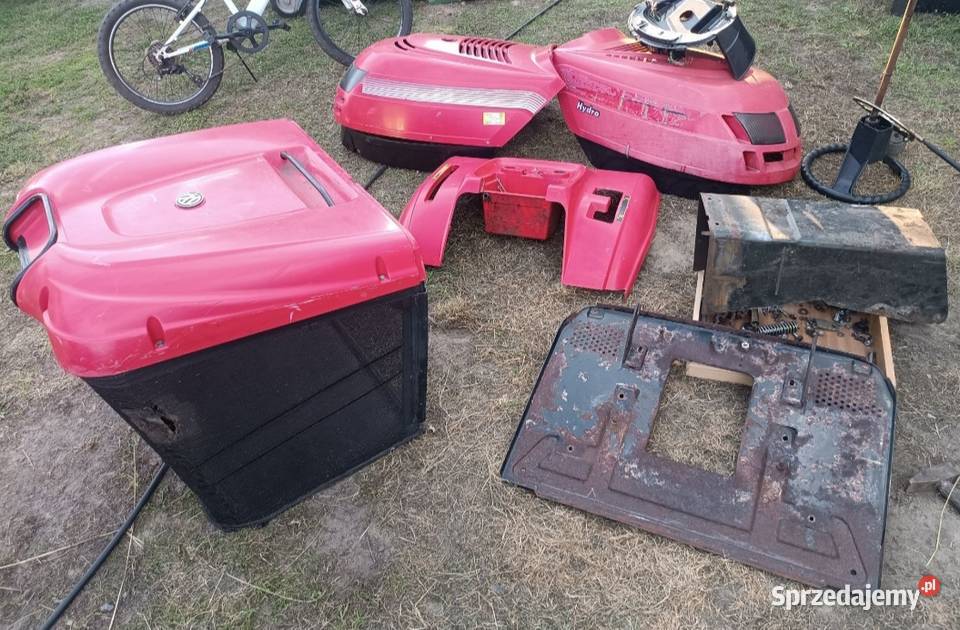 Kosz tylni Traktorek kosiarka ściana kosza tunel Ogród Błaszki