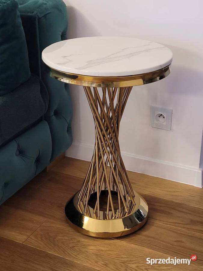 Stolik złoty Glamour AKANT Meble sprzedam