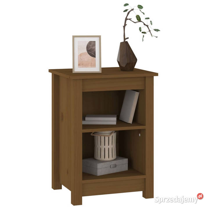 Szafka nocna miodowy brąz 40x35x55 lite drewno mazowieckie sprzedam