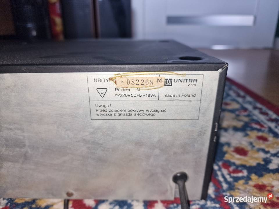 Magnetofon Stereo Unitra ZRK M9108 czarny Dębica sprzedam