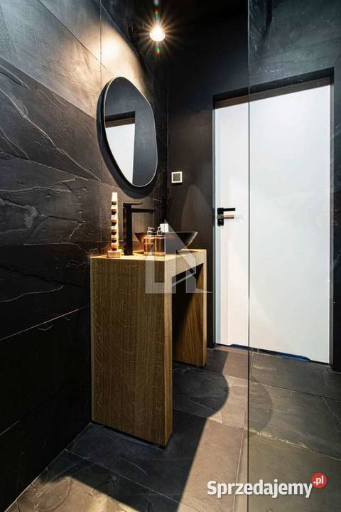 Płytki kamienne Black łupek dekoracyjny do Wrocław