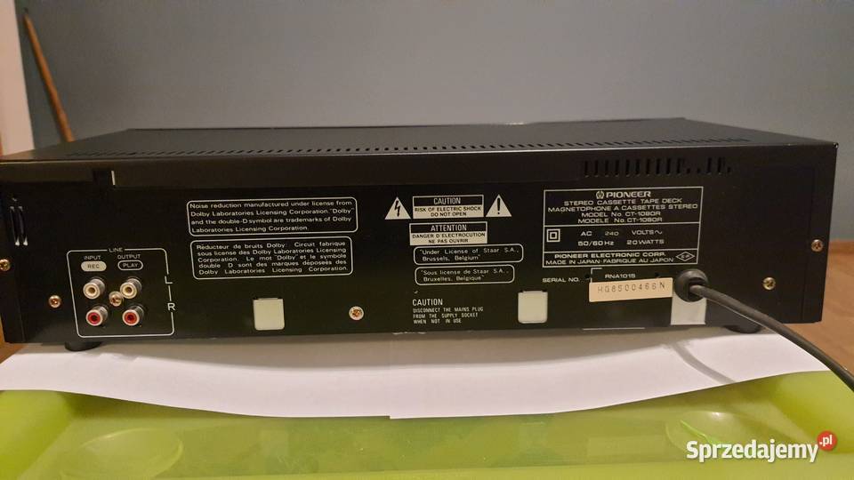 Pioneer CT 1080 magnetofon deck