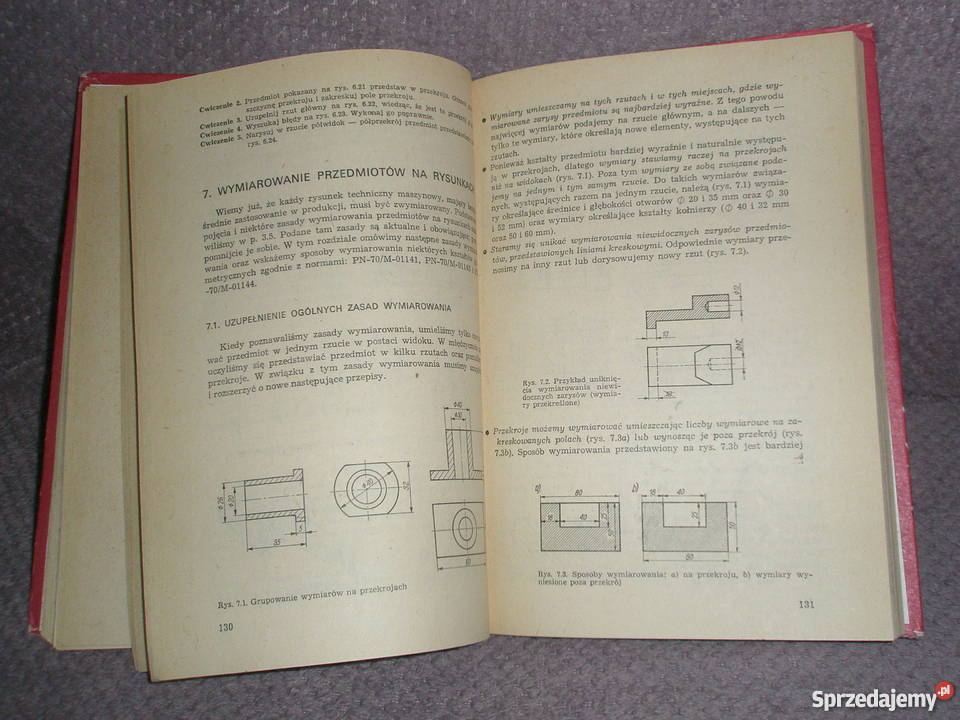 Rysunek zawodowy ZSZ E i S Waszkiewiczowie Rok wydania 1977