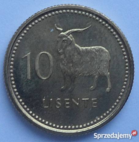 LESOTHO10 LISENTE2010 r KOZA ANGORSKA Numizmatyka