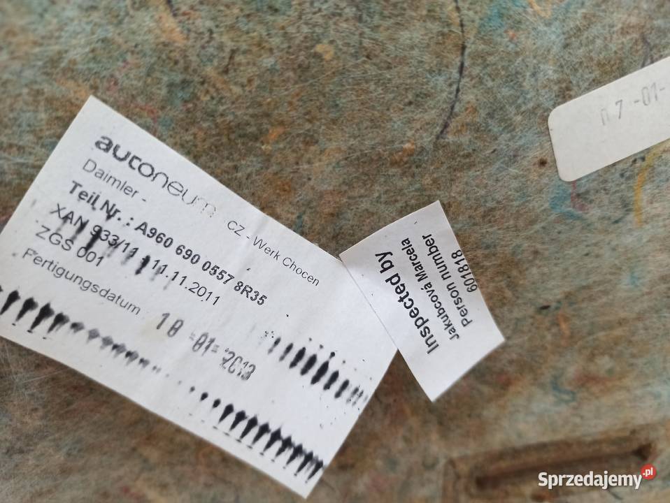 ACTROS MERCEDES MP4 BOCZEK TAPICERKA KABINY tapicerki samochodowe Części lubuskie Bieleń