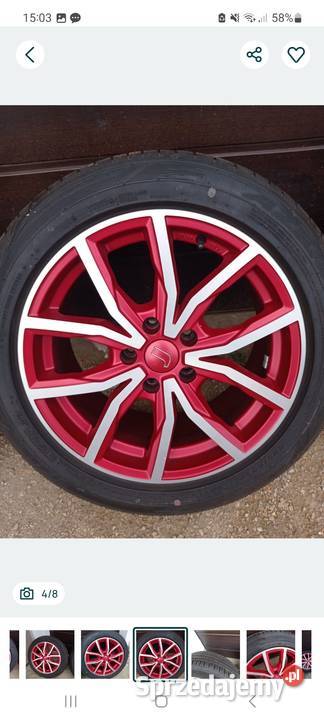 Alufelgi 5x112 opony letnie 2255017 Kamień sprzedam