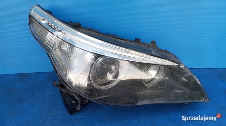 LAMPA PRAWY PRZÓD EUROPA XENON BMW 5 E60 E61 Nowy Tomyśl