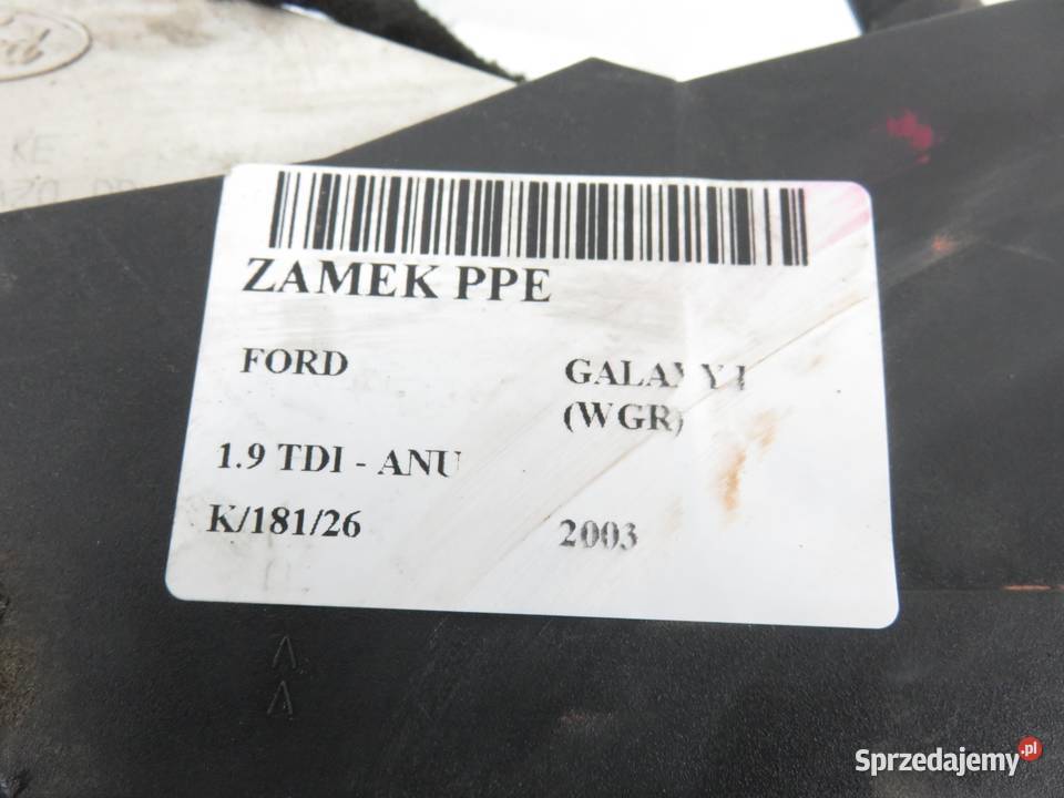 ZAMEK PRAWY PRZEDNI FORD GALAXY I 9 PIN
