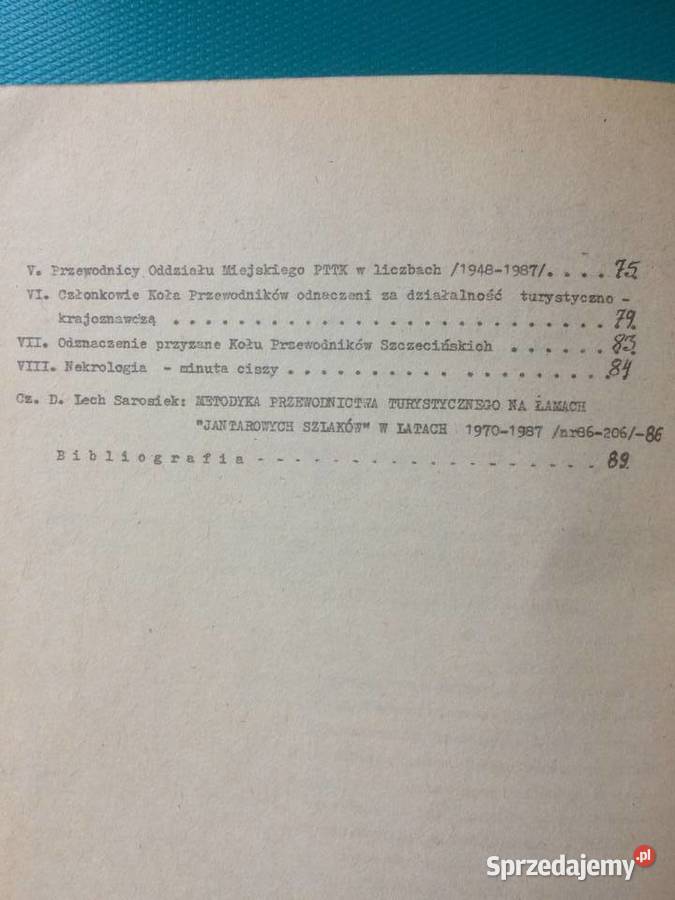 3417 Zarys Dziejów Ruchu Przewodnickiego W Szczecin