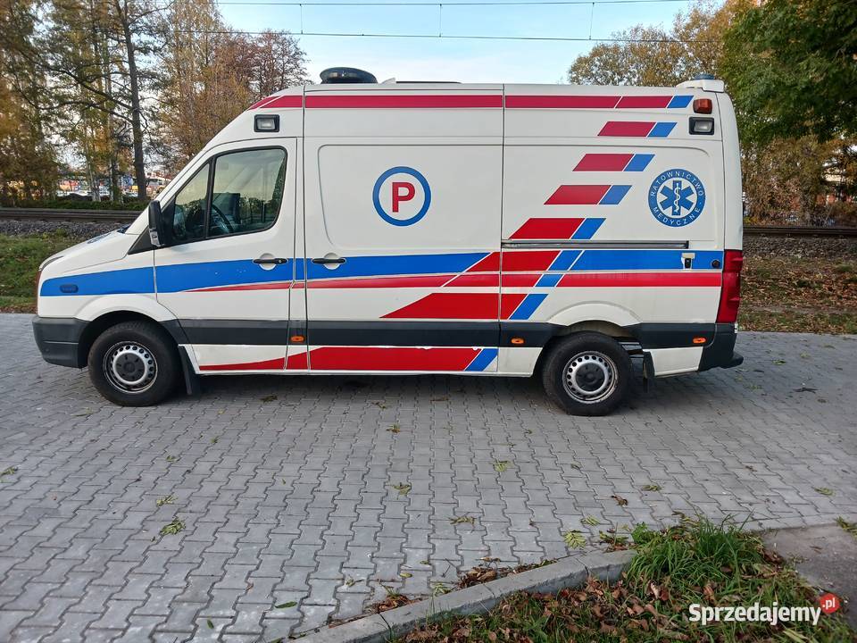 Volkswagen Crafter ambulanskaretka 2009 bezwypadkowy mazowieckie Warszawa